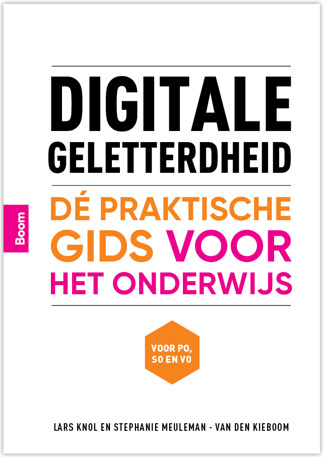 Boekomslag Digitale geletterdheid – Dé praktische gids voor het onderwijs
